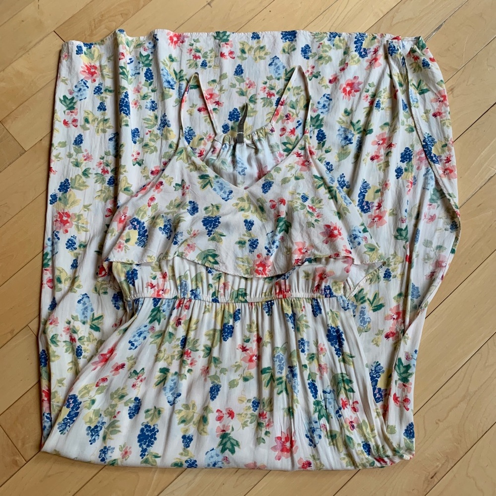 floral maxi dress